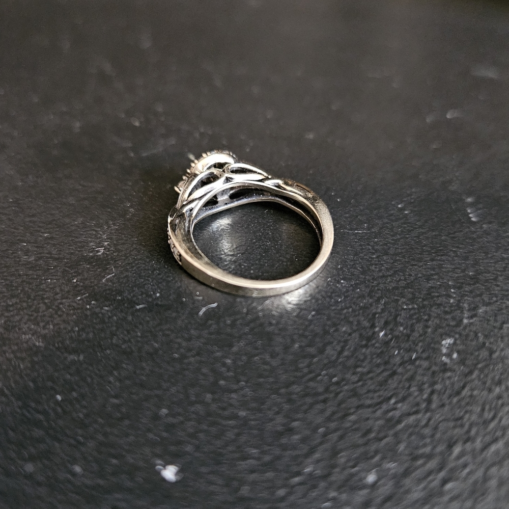 Black Diamond Engagament Ring - image 7